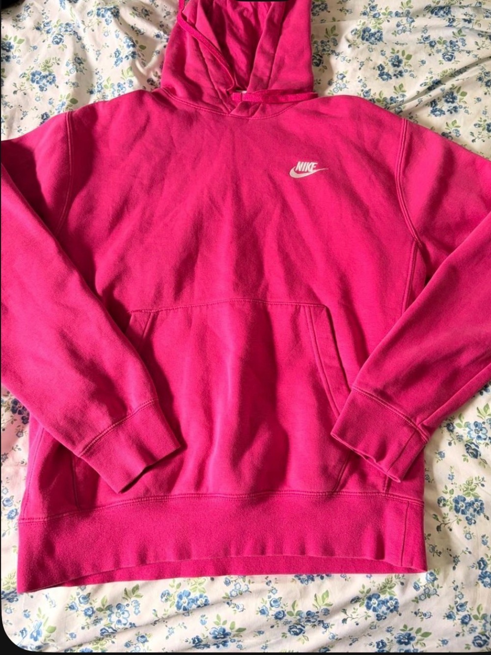 Nike Women's Hot Pink Hoodie Sweatshirt